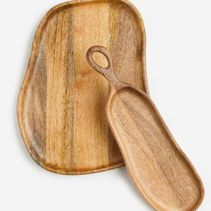 Plateau de service en bois de manguier neuf - Product Image 1