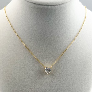 Collier pendentif solitaire en forme de cœur en diamant de laboratoire certifié IGI VVS, best-seller, pour femmes, bijoux minimalistes à bas prix - Product Image 4