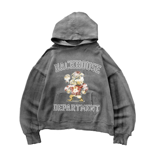 Sweats à capuche pour femmes sweat-shirt pour femmes surdimensionné coupe ample pull Vintage lavage à l'acide sweats à col rond Streetwear lavage sweats à capuche - Product Image 4