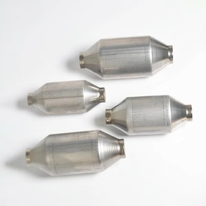 Convertisseur catalytique universel pour voiture 2 ''2.25'' 2.5 ''3'' 400 cellules Convertisseur catalytique à haut débit rond en acier inoxydable - Product Image 5