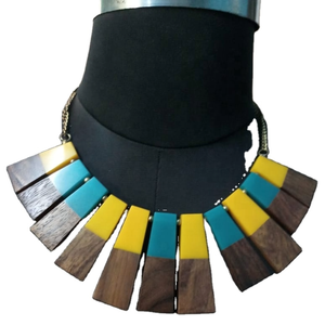 Unique Style Resin Beaded <b>Designer</b> Fashion Necklace <b>Jewelry</b> for Girl Party Wedding Anniversary Trending Eco Friendly Necklace - Product Image 3