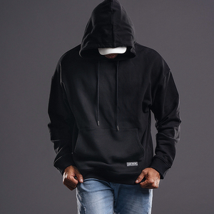 Sweat à capuche épais en coton, unisexe français éponge 3D Silicone réfléchissant imprimé en vrac - Product Image 2