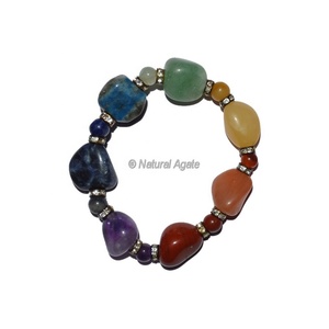 สร้อยข้อมือหินเจ็ดจักระ - Product Image 1