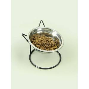 Comedero para Perros de Acero Inoxidable de Primera Calidad, Grande, Antideslizante, Duradero, Ecológico, para Comida Lenta, para Perros y Gatos, con Soporte de Madera - Product Image 1