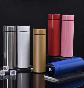 Mükemmel nemlendirilmiş LED sıcaklık akıllı Tumbler kalmak anında promosyon iş hediyeler için içecek sıcaklığı dokunmatik gösterir
