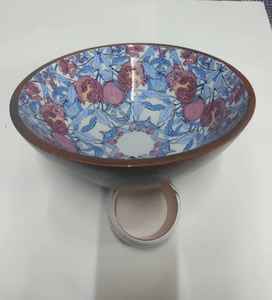 ชามเสิร์ฟไม้มะม่วงเคลือบลายพิมพ์หรูหรา งานแฮนด์เมด สำหรับงานแต่งงาน งานเลี้ยง ใช้ในบ้าน โรงแรม เป็นมิตรกับสิ่งแวดล้อม - Product Image 1