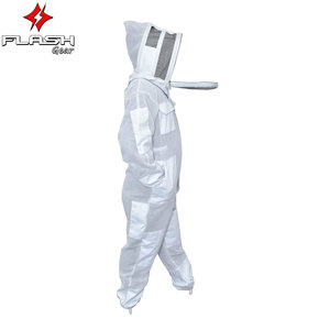 Combinaison d'apiculteur ventilée à 3 couches avec voile d'escrime et gants pour une apiculture sûre et confortable - Product Image 5