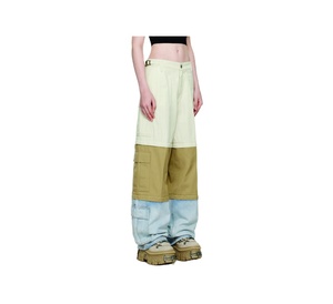 Pantalones de Pierna Recta de Cintura Alta Estilo Europeo Americano, Pantalones Casuales Holgados con Estampado para Mujer - Product Image 1