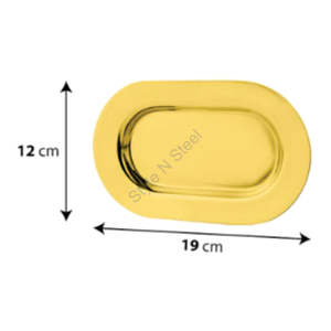 Acier inoxydable premium Verre doré 2 pièces de haute qualité avec un couvercle en acier inoxydable et un plateau en acier inoxydable Couleur CLASSIC Design élégant - Product Image 4