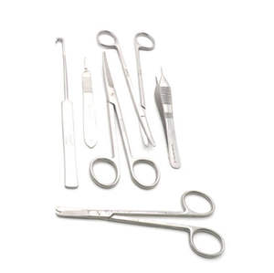 Kit d'instruments vétérinaires en acier inoxydable réutilisables personnalisables certifié CE garantie 1 an ensemble chirurgical de stérilisation animale pour - Product Image 2