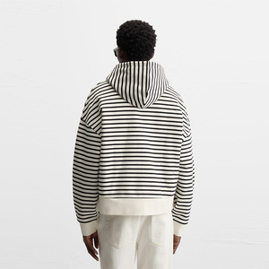 Sudadera con capucha de lana de estilo europeo y americano para hombres Técnica bordada de color sólido Ajuste de gran tamaño para el suministro de ODM de invierno - Product Image 2