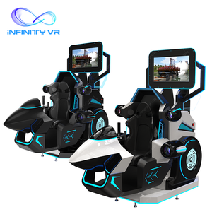 InfinityVR 制造商室内9D虚拟现实运动三合一360度旋转9D VR飞行赛车射击椅机 - Product Image 2