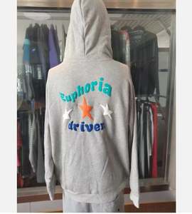 Sudaderas de algodón 100% de gran tamaño con logotipo personalizado sudaderas gruesas de felpa francesa de calidad de lujo con estampado de peso pesado sudaderas con capucha de hombre en blanco - Product Image 6