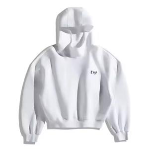 Custom Two-Piece Women's Clothing Set Loose Fit Solid Pattern <b>Fleece</b> Hoodie and Shorts <b>Loungewear</b> and Sports Wear - Product Image 2