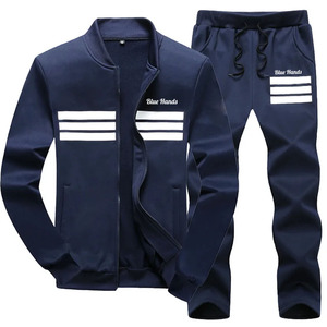 Survêtements d'hiver personnalisés pour hommes Séchage rapide Respirant Grande taille Imperméable au vent Anti-UV Tenue de jogging légère à vendre - Product Image 3