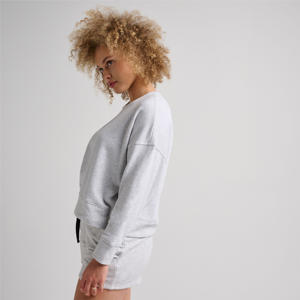 2024 <b>Fleece</b> Oversized <b>Tops</b> <b>Women</b> Pullover Wholesale Cropped Custom Sweatshirts For <b>Women's</b> - Product Image 3
