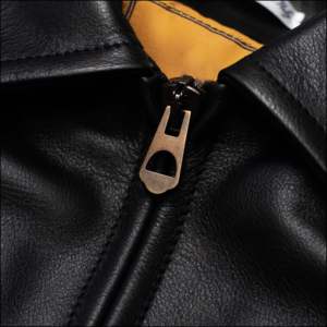 Chaqueta de Invierno Unisex de Piel de Vaca con Bordado Avirex de Alta Calidad, Precio de Fábrica al por Mayor 2024, Impermeable y Transpirable - Product Image 3