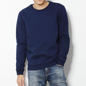 เสื้อสเวตเตอร์สวมหัวผ้าฝ้ายสำหรับผู้ชายระบายอากาศได้ดีเป็นมิตรกับสิ่งแวดล้อมกันลมคอลูกเรือปรับแต่งสีให้ความอบอุ่น220g - Product Image 1