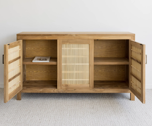 Buffet et meuble TV en bois massif de luxe moderne pour la maison, meubles de salon pour hôtels, villas, appartements - Product Image 3