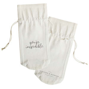 Incredible Cotton Canvas <b>Wine</b> <b>Bag</b> for Gift Giving - Product Image 2