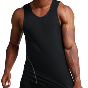 2025 camisetas sin mangas de gimnasio informales para hombre, camiseta de Fitness transpirable con estampado de sublimación completa de algodón 100% - Product Image 6