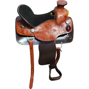 Harnais de selle Western en cuir véritable sur arbre en fibre avec produit très durable IN;34648 14 15 16 17 18 dollar 65 - Product Image 1