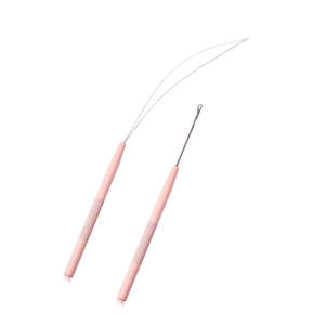 Stainless Steel Hair Extension Pliers <b>Kit</b> Full Hair Extension Tool Set For Micro Link <b>Bead</b> Hair Extension Work - Product Image 6