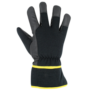 Gants de sécurité OEM pour hommes et femmes, anti-coupure, respirants, en cuir, avec manchette de sécurité, niveau d'impact 1, sans latex, pour travaux de construction - Product Image 3