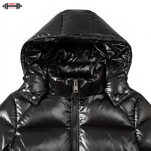 Veste matelassée décontractée pour homme en toile, sur mesure, réversible, écologique, de haute qualité - Product Image 3