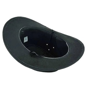 Sombreros Vaqueros de Cuero Americano Occidental de Alta Calidad, Sombreros Vaqueros Mexicanos para Hombre, Sombreros Vaqueros Transpirables para Montar a Caballo, Sombreros Vaqueros Británicos para Hombre - Product Image 5