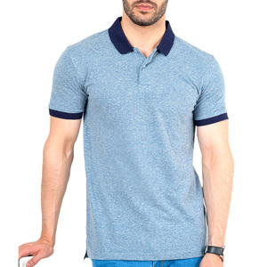 Cómoda camiseta Polo de algodón diseñada para hombres con ajuste moderno y tecnología de absorción de humedad perfecta para uso diario - Product Image 6
