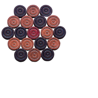 Jeu de Carrom Éducatif Personnalisé de Haute Qualité, Portable, Durable et Écologique, avec Pièces en Bois et Bâtonnets, Coffret Cadeau de 24 Pièces 2