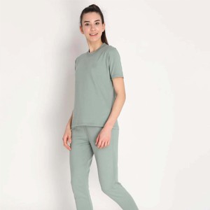 ชุดเสื้อและล่างเข้าคู่กันของผู้หญิงชุดสวมใส่สบายและทันสมัยสำหรับสวมใส่ในชีวิตประจำวัน - Product Image 2