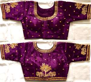 เสื้อที่สวยงามกับลำดับ zari และงานด้าย - Product Image 1