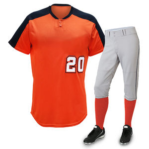 Uniforme de Béisbol de Fabricación Profesional, Nuevo Diseño de Uniforme de Béisbol - Product Image 1