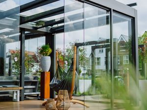 Système de toit en verre fixe en aluminium thermolaqué personnalisé, écologique, imperméable, résistant à la pourriture, anti-nuisibles, facile à assembler, de luxe - Product Image 5