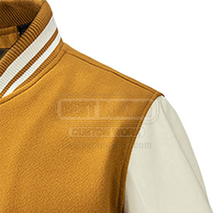 Long Sleeves Latest Design High Quality Winter Jacket Men Sports Baseball Lettermen Winter Jacket - Product Image 3
