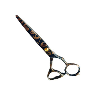 Meilleures ciseaux de salon pour salon de beauté, ciseaux de coupe de cheveux de qualité supérieure pour barbier, 5,5 pouces, acier métallique revêtu de papier - Product Image 2