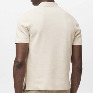 ซิปครึ่งแขนสั้นสำหรับผู้ชายผ้าใยไผ่ระบายอากาศได้ดี100% สำหรับเสื้อเชิ้ตซิปด้านหน้า - Product Image 6