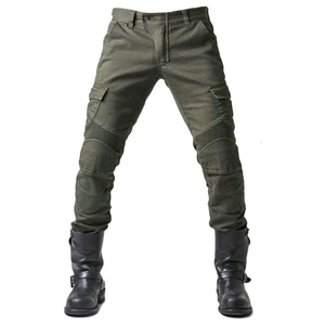 Black and Grey Breathable Quick Dry <b>Jeans</b> <b>Men</b> <b>Biker</b> Pants with Removable Armor and Segmented Design for Motorcycle Riding - Product Image 2