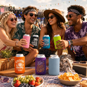 Funda Aislante de Neopreno Impresa para Botellas y Latas de Cerveza, Porta Latas de Alta Calidad para Fiestas - Product Image 6