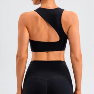 Two-Piece Jersey Fabric Yoga Crop Top Biker <b>Shorts</b> Set Casual Long Sleeve Tank Tops Lace Decoration for Summer Fitness Workouts - Product Image 5