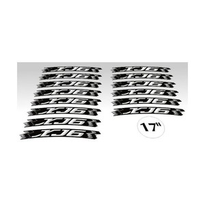 Kit Adesivi per Moto Yamaha XJ6 Giallo Fluorescente, Compatibili con Cerchi da 17 Pollici, Strisce Adesive per Motociclette Yamaha XJ6 - Product Image 3