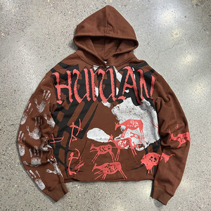 เสื้อฮู้ดดี้ผู้ชายลายมัดย้อม คอลเลคชั่นใหม่ ฤดูหนาว 2026 ผ้าคอตตอนผสม 100% ระบายอากาศ กันลม แขนยาว - Product Image 1