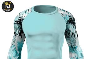 เสื้อแรชการ์ดสำหรับผู้ชายลายพิมพ์ซับลิเมตของผู้ชาย - Product Image 4