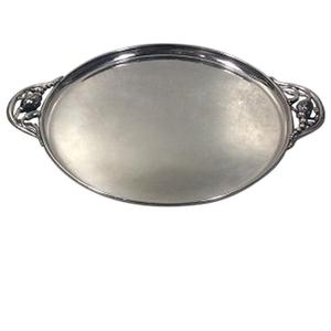 Plateau de service en nickel avec motif papillon pour la maison, les restaurants et les hôtels – Décoration de table et usage de service - Product Image 5