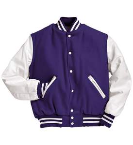 BAS quantité minimale de commande Rétro Vintage Hommes Lettre Brodée Logo Baseball Bomber Letterman Vestes En Cuir Personnalisé Varsity Vestes En Gros - Product Image 2