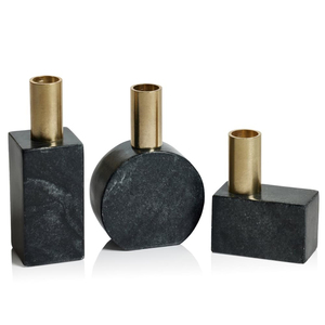 Extra <b>Large</b> Black Color Unique Candle Holders Traditional Concrete Finishing Metal Iron Candle <b>Jar</b> Superior Quality Custom Logo - Product Image 2