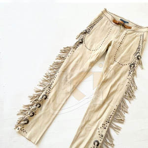 Pantalon en cuir suédé Slim Fit pour hommes Design de jambe effilée Bord élégant Parfait pour le nouveau pantalon pour hommes à la mode - Product Image 1