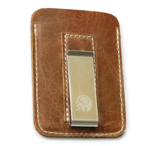 Clip para dinero de alta calidad, billetera de cuero para tarjetas, tarjetero Personal, Clip para dinero - Product Image 5